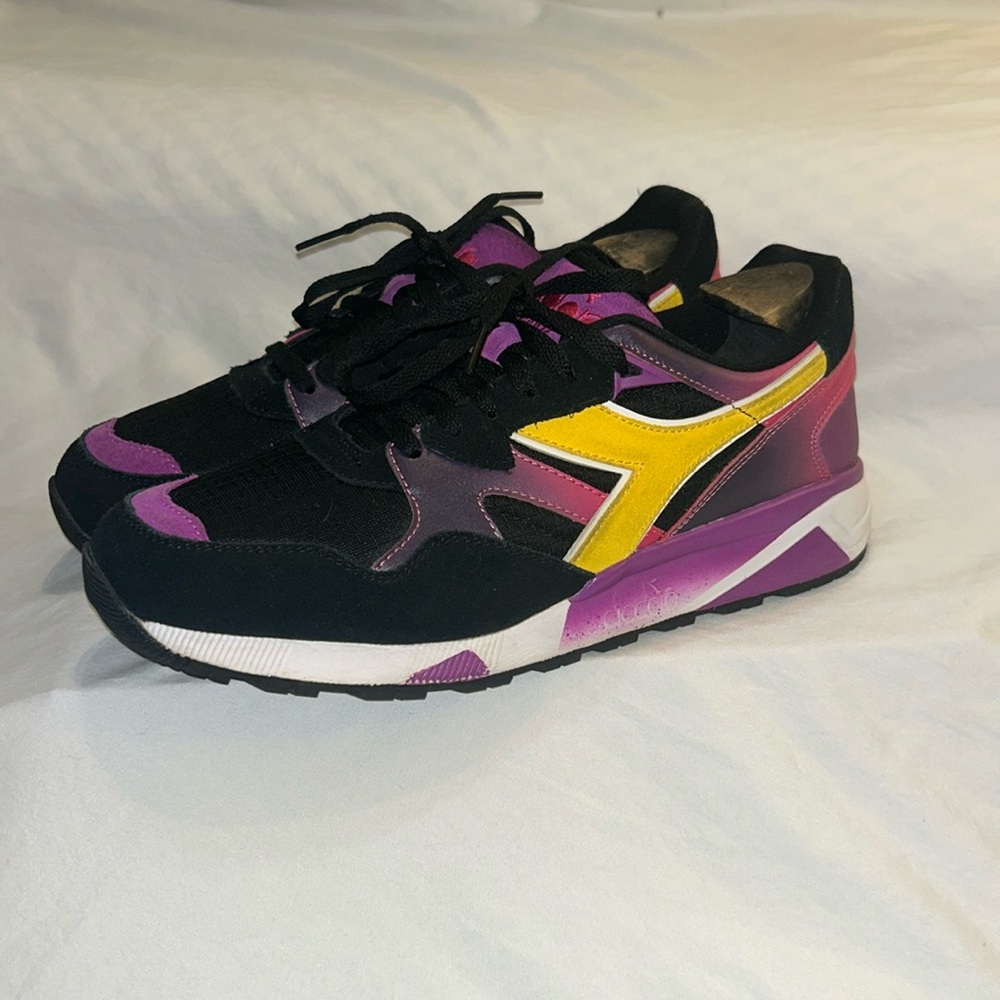Diadora N9002 "Black Purple" Classic Sneakers